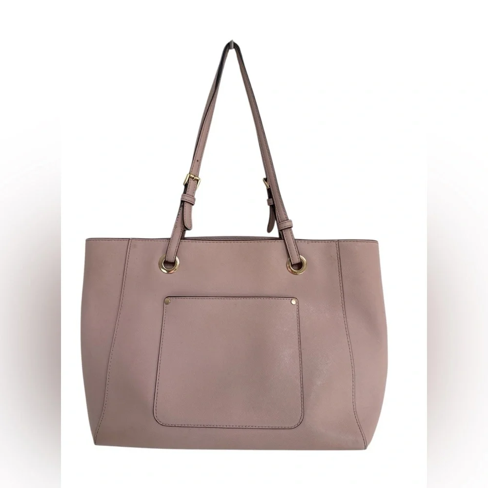 Michael Kors Walsh Pink Leather Tote Multifunction Laptop Bag
